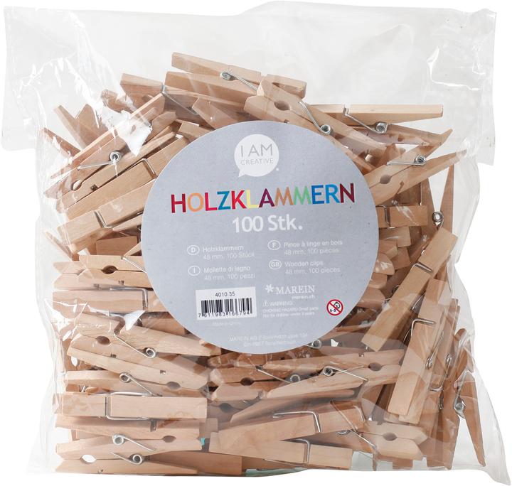 Produktbild I Am Creative Holzklammern