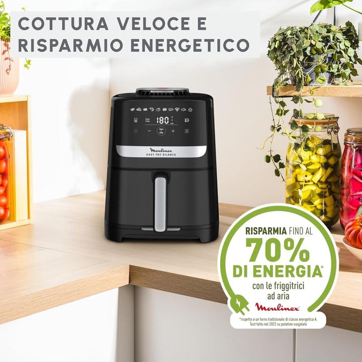Image du produit Moulinex Easy Fry Silence XL Black We 176Oil Less Fryer See Manufacturer Datasheet BlackRed