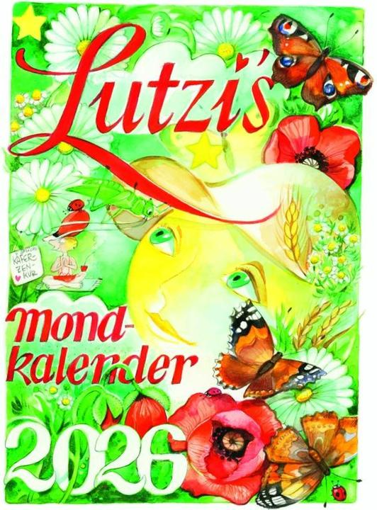 Immagine prodotto Lutzi Lutzenberger:Lutzis Mondkalender kurz 2 (24 x 34 cm, Copertina rigida, Tedesco)
