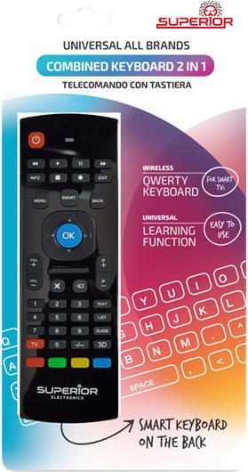 Actual product image Superior Telecomando Universale Con Tastiera Qwerty Per Smart TV Google (Universal remote control, Miracast)