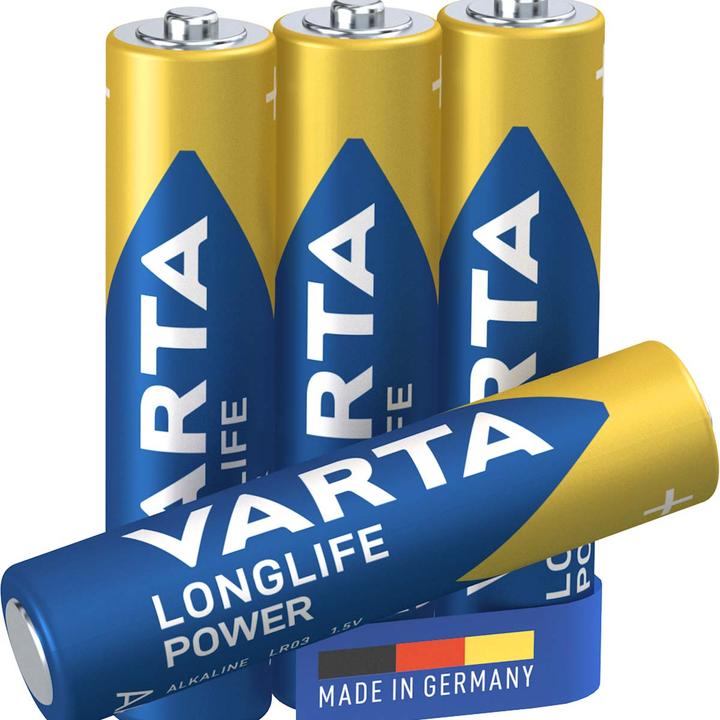 Actual product image Varta long-life power (4 pcs., AAA, 1240 mAh)