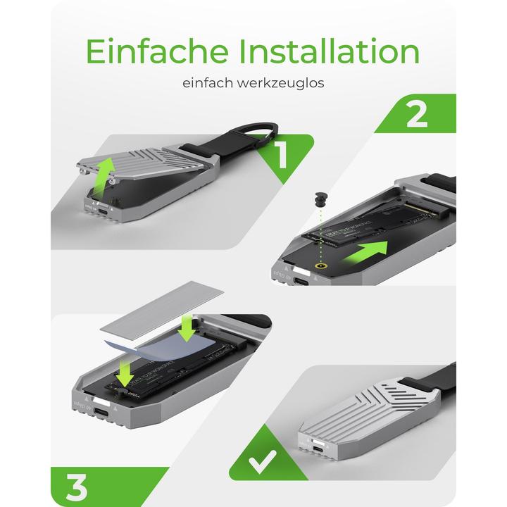 Produktbild Icy Box IB-1919M-C42 M.2 NVMe Enclosure via USB4 (M.2 2280)