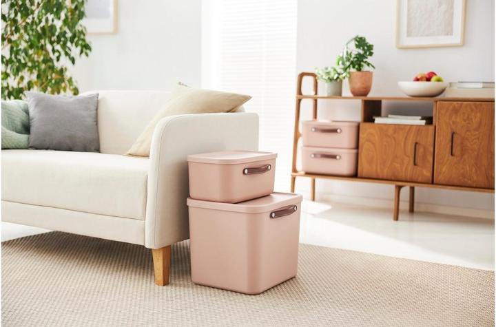 Actual product image Rotho Storage box Maloja 40 l, Meadow Rose (40 l)