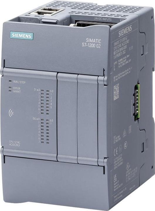 Produktbild Siemens SIMATIC 6ES7214-1HH50-0XB0 S7-1200 G2 CPU 1214C DC/DC/Relais 14DI