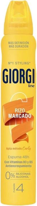 Actual product image Giorgi Line RIZOS MARCADOS espuma fijadora método curly nº4 250 ml (Curling mousse, 250 ml)