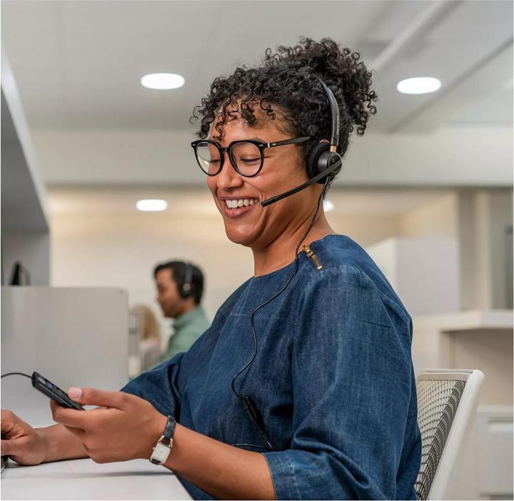 Produktbild Poly HP EncorePro 545 USB-A Konvertierer-Headset, Kabelgebunden, Anrufe/Musik, 55 g, Kopfhörer, Schw (Kabelgebunden, USB-A)