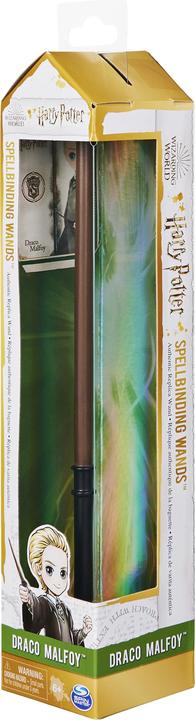Actual product image Spin Master Wizarding World Harry Potter - Authentic Draco Malfoy Plastic Wand with
