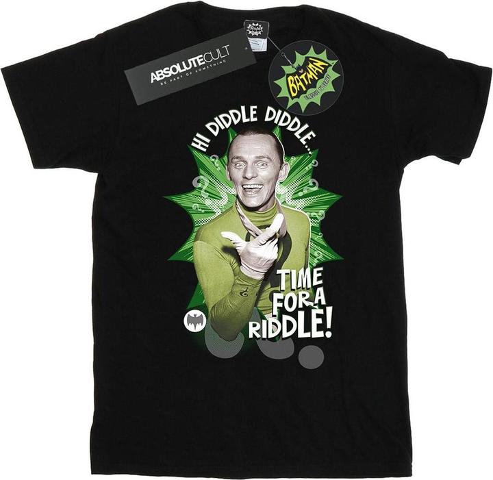 Immagine prodotto Batman TV Series The Riddler Time for a Riddle Maglietta Ampia Donna (S)
