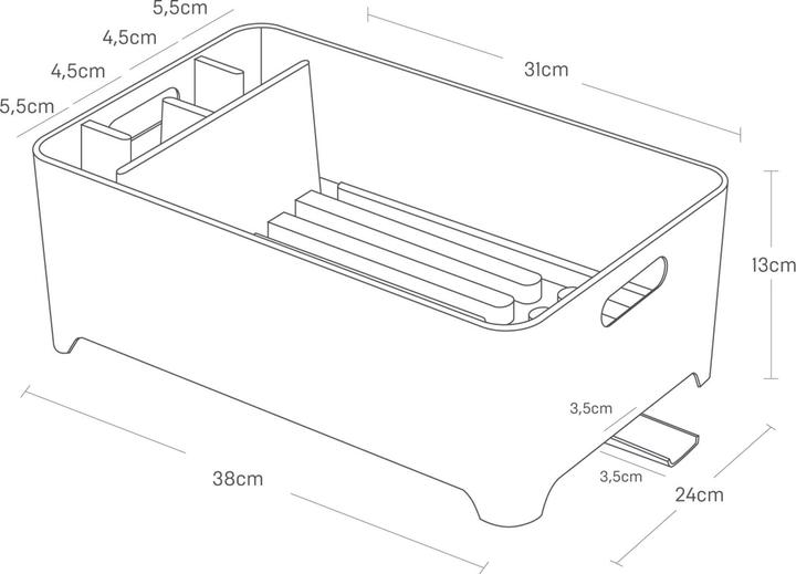 Actual product image Yamazaki Draining basket TOWER