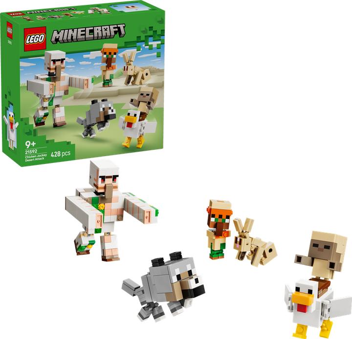 Produktbild LEGO Angriff des Hühnerreiters in der Wüste (21592, LEGO Minecraft)