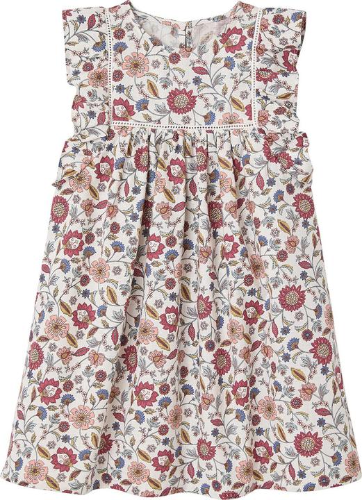 Image du produit Vertbaudet Geblümtes Mädchen Kleid mit Volants und Makramee (158)