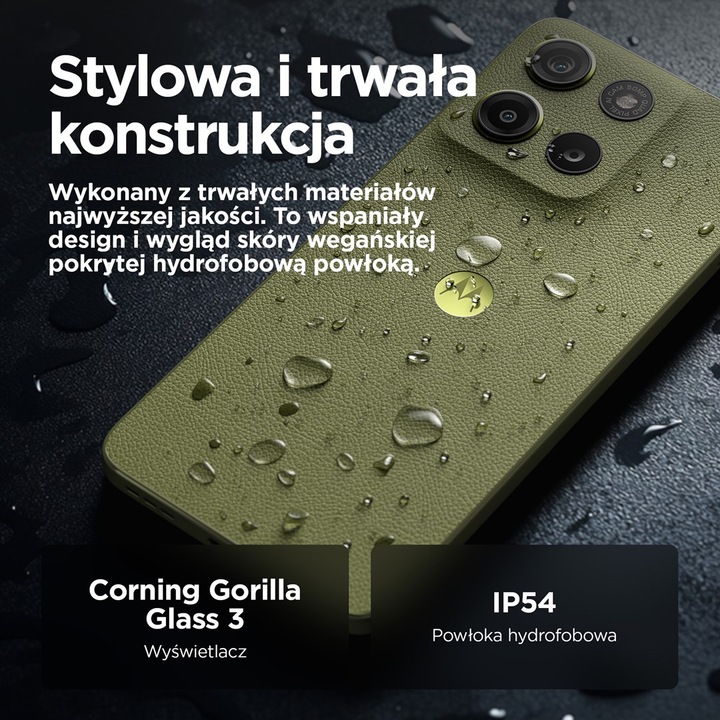 Actual product image Motorola Moto G15 Power (256 GB, Green, 6.72", Dual SIM, 50 Mpx, 4G)