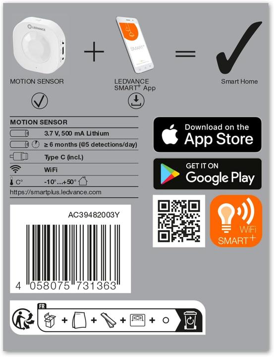 Actual product image Ledvance Smart+ Sensors With Wifi Technology (5 m)