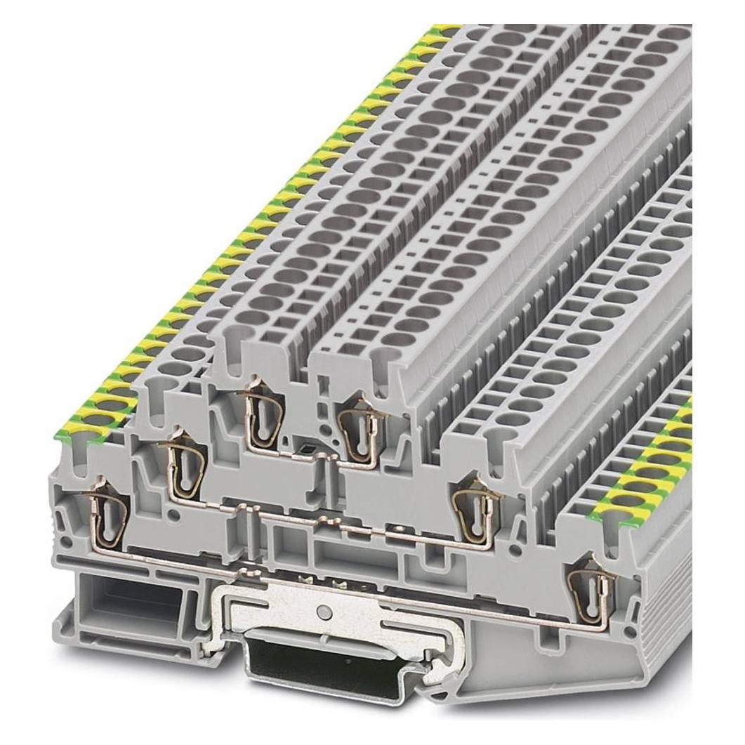 Phoenix Contact Grigio Multiple-Level Terminal Block, 5.2Mm, Cavo + Spina Elettrica,