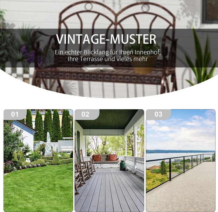 Actual product image Outsunny Garden bench with swing function