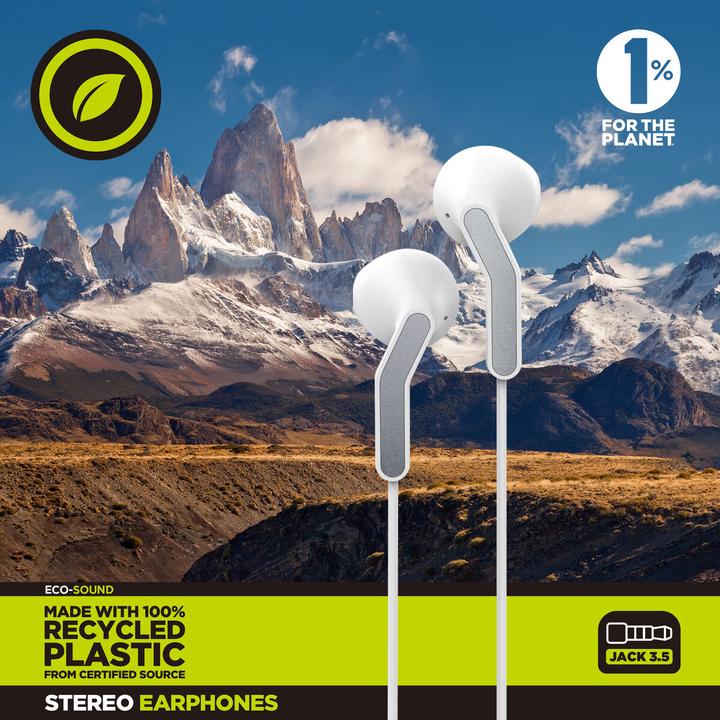 Actual product image Muvit Kopfhörer for Change E56 Weiss (Cable)