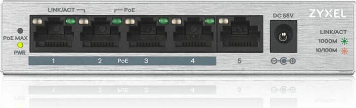 Actual product image Zyxel GS1005HP (5 ports)