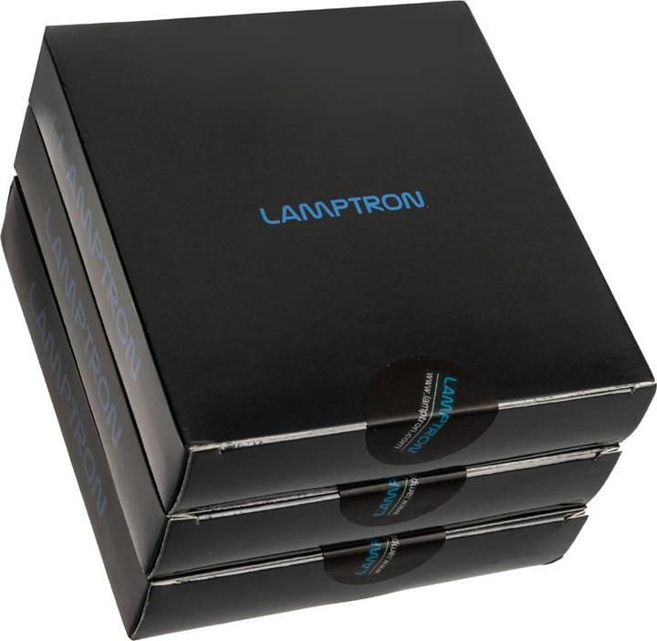 Actual product image Lamptron PLUTO + ARGB PWM fan 3 pcs. - black (120 mm, 3 x)
