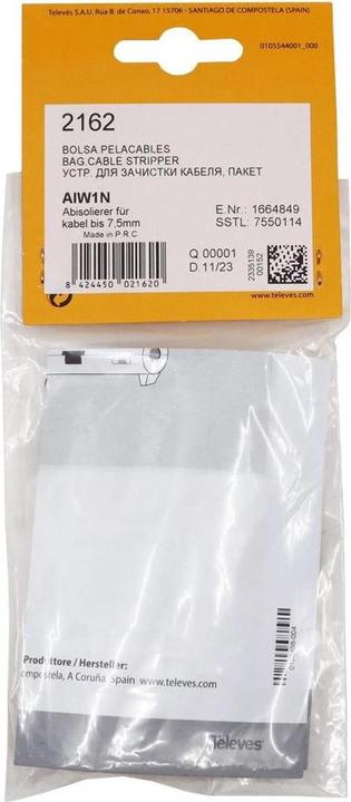 Actual product image Televes Coax stripping tool AIW1N