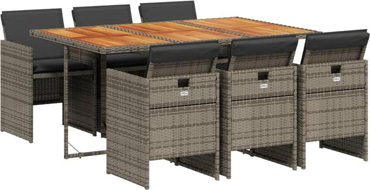 Produktbild vidaXL Garten Essgruppe (165 x 106 x 73 cm)