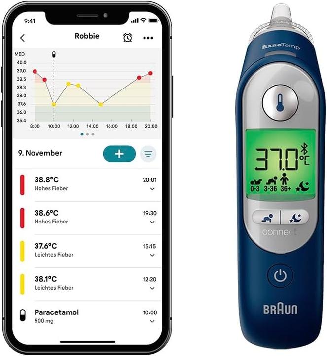 Produktbild Braun ThermoScan 7+ Connect (Ohr)