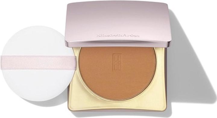 Actual product image Elizabeth Arden Flawless Finish Skincaring Pressed Powder Mattifying Makeup 9.9g Medium Deep