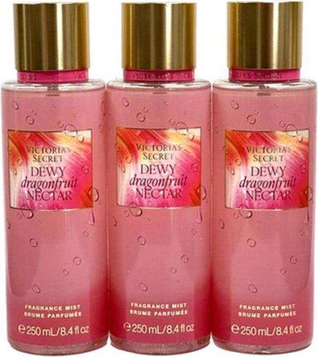 Victoria's Secret Dewy Dragonfruit Nectar Fragrance Mist Body Spray 8.4 Fl Oz (250 ml, Körper- & Haarduftspray)