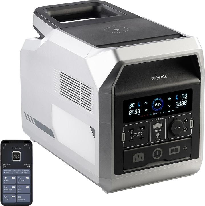 Actual product image Revolt Powerstation & Solar Generator (1280 Wh, 14.50 kg)