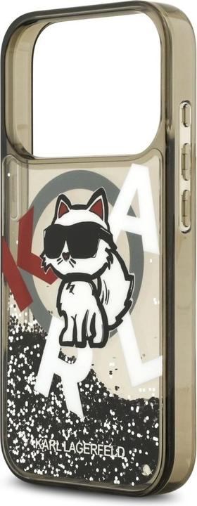 Productafbeelding Karl Lagerfeld - Glitter MagSafe - iPhone 17 Pro - Liquid Choupette Head (Apple iPhone 17 Pro)