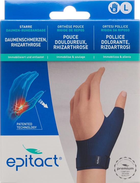 Actual product image Epitact rigid thumb rest bandage L right (L)