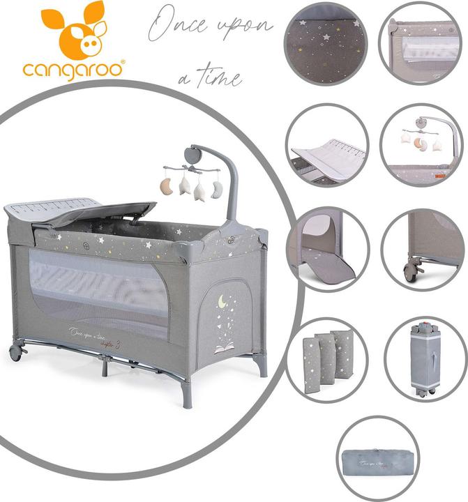 Produktbild Cangaroo Reisebett Once upon a time (60 x 120 cm)