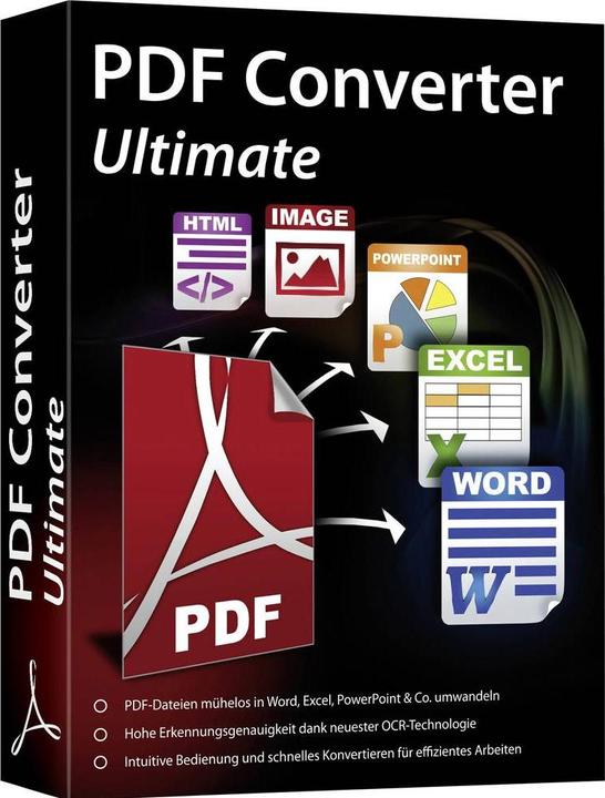 Image du produit PDF Converter Ultimate - Technologie OCR incluse (1 Utilisateur, Illimité)