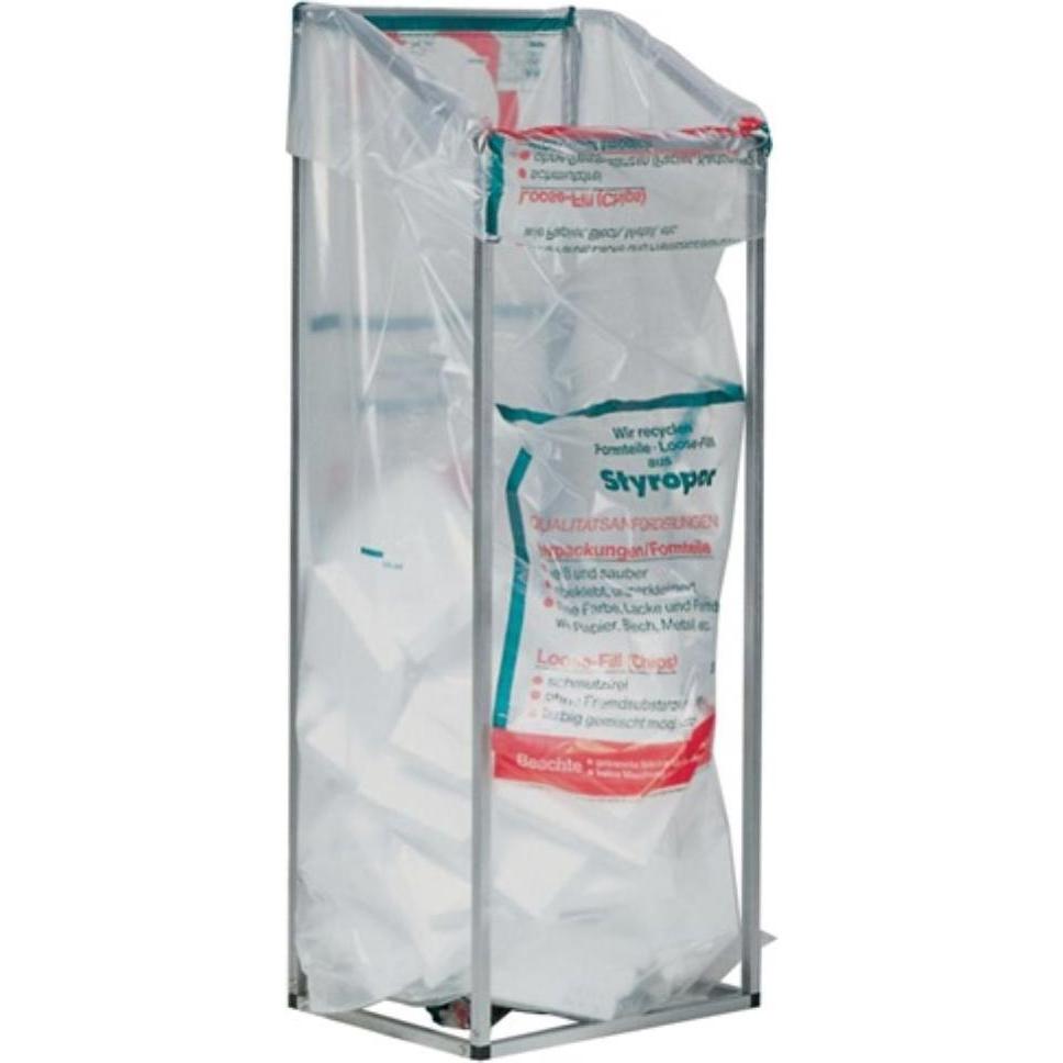 Becker Verpackungen Kunststoffsack 2500 l LD-PE transparent 125 µm B1250/850xL2600mm, Abfallsack, Transparent