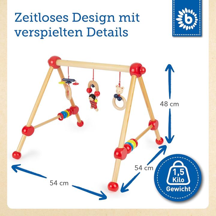Image du produit Bieco Spieltrapez für Baby mit Figuren & Kugeln