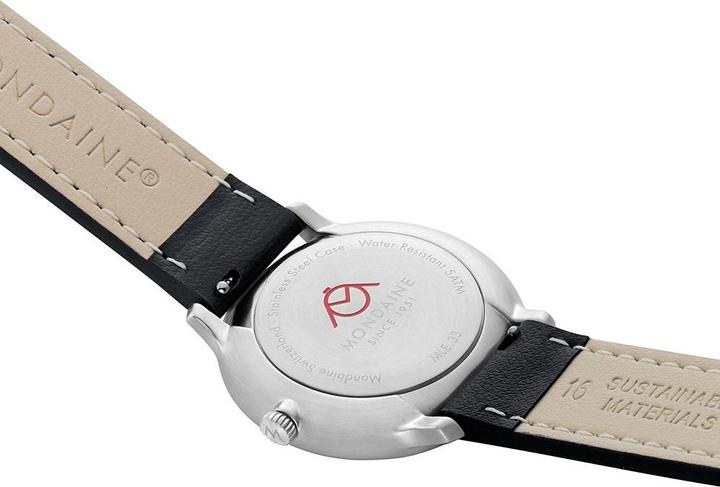 Produktbild Mondaine MLE.33110.LBV Doppio (Analoguhr, Swiss Made, 33 mm)