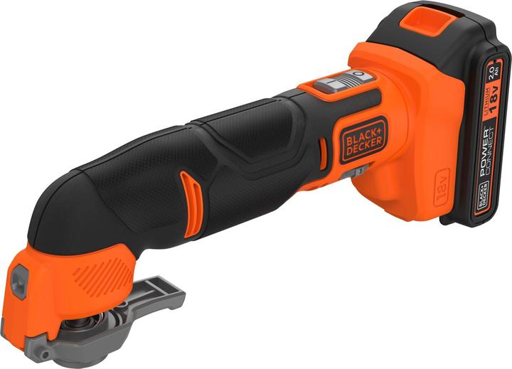 Actual product image Black & Decker 18 V multifunctional tool, 1A charger, 1x 2.0 Ah battery, 20 pcs accessories, kit box