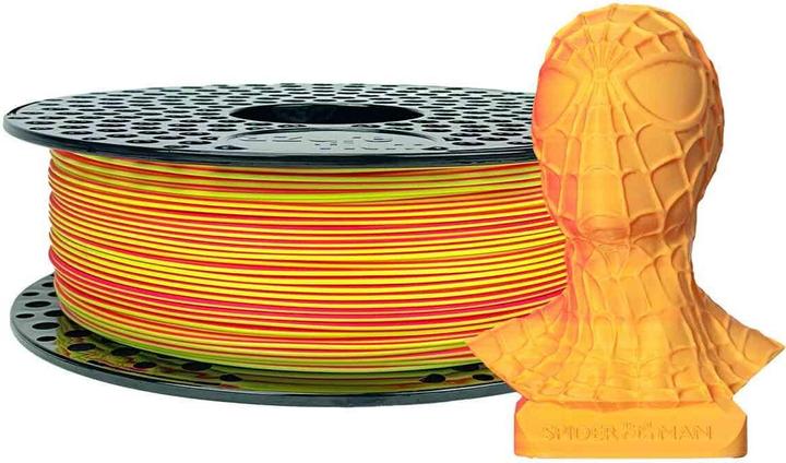 Actual product image AzureFilm PLA 1.75mm DUAL NEON YELLOW - PINK 1kg AZURE FILM 3D FILAMENT (PLA, 1.75 mm, 1000 g, Multicoloured)