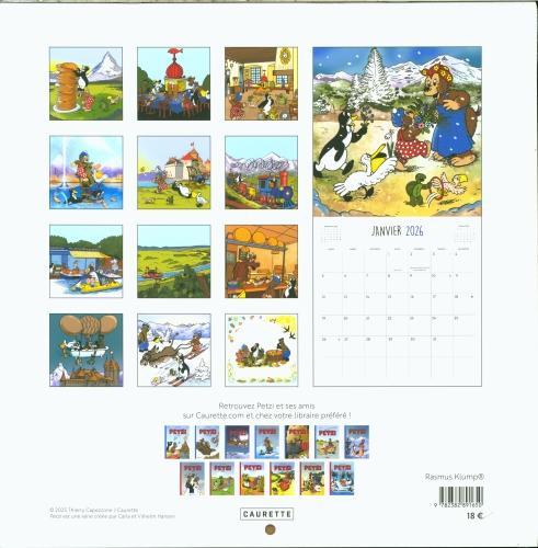 Produktbild Petzi en Suisse : calendrier 2026