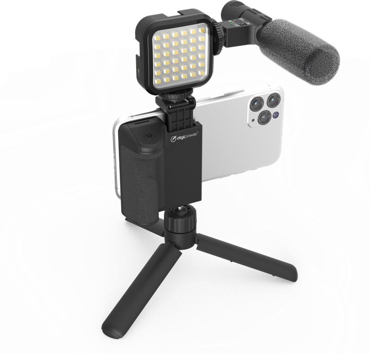 Produktbild DigiPower Vlogging Kit Follow Me (4-teilig) (Kunststoff)