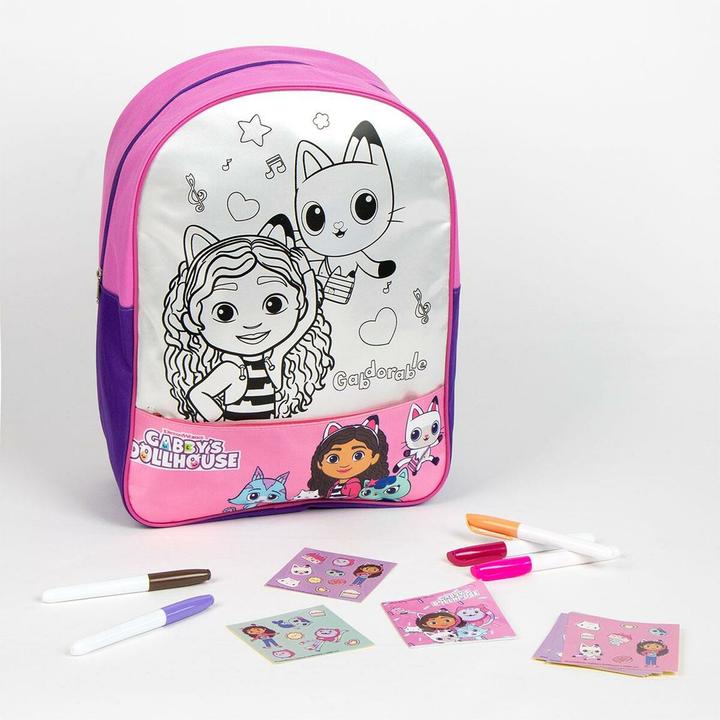 Produktbild Cerdá Gabbys Doll House Diy backpack set