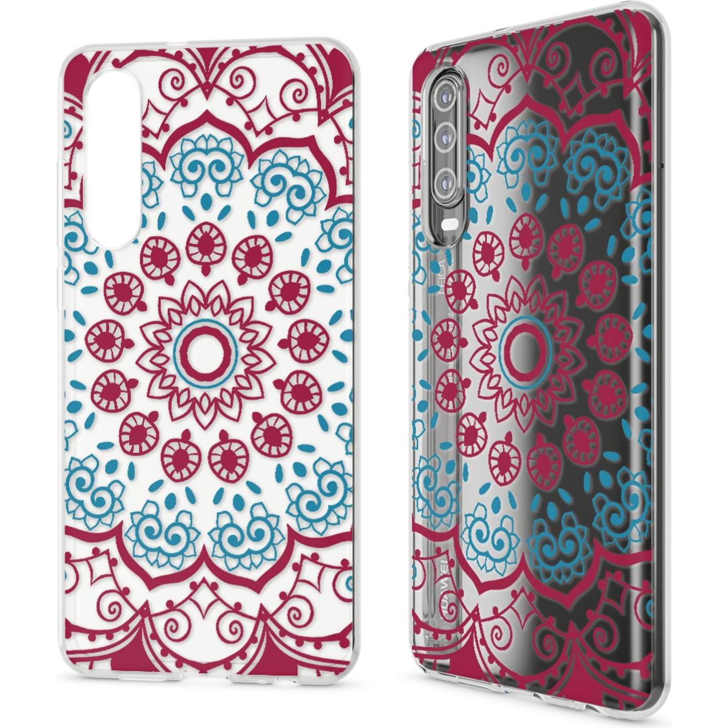 Nalia Motiv Handyhülle (Huawei P30), Smartphone Hülle, Mehrfarbig