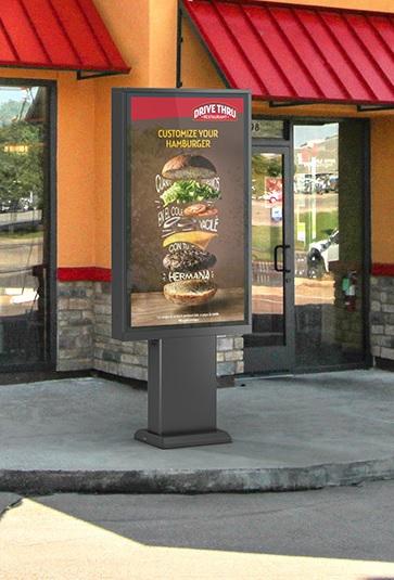 Image du produit DSS Outdoor Stele Portrait 46", Metall, Full Outdoor