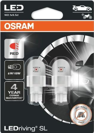 Image du produit Osram LEDriving Red (W16W)