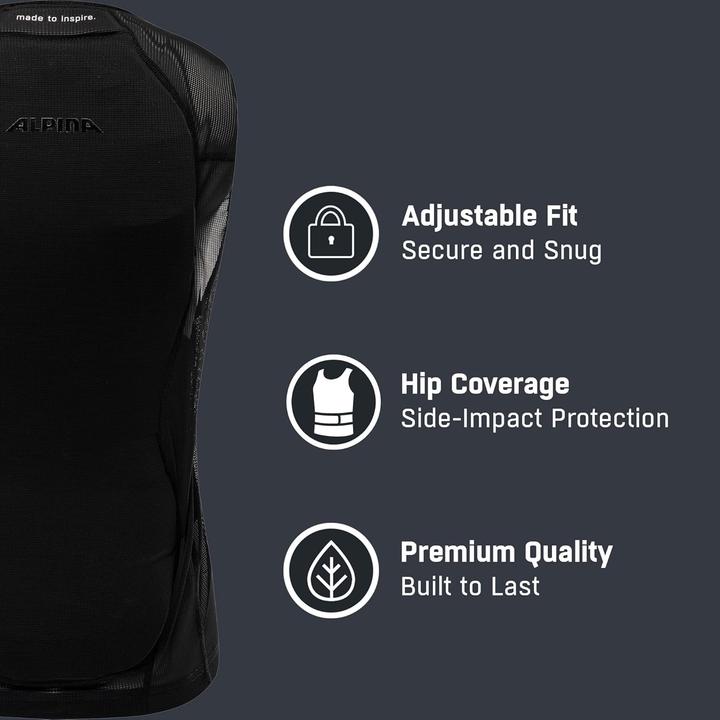 Immagine prodotto ALPINA SPORTS Proshield Women Vest (S, Paraschiena, Esemplare unico)