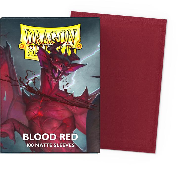 Produktbild Arcane Tinman Standard Sleeves - Matte Blood Red 'Simurag' (100 Units)