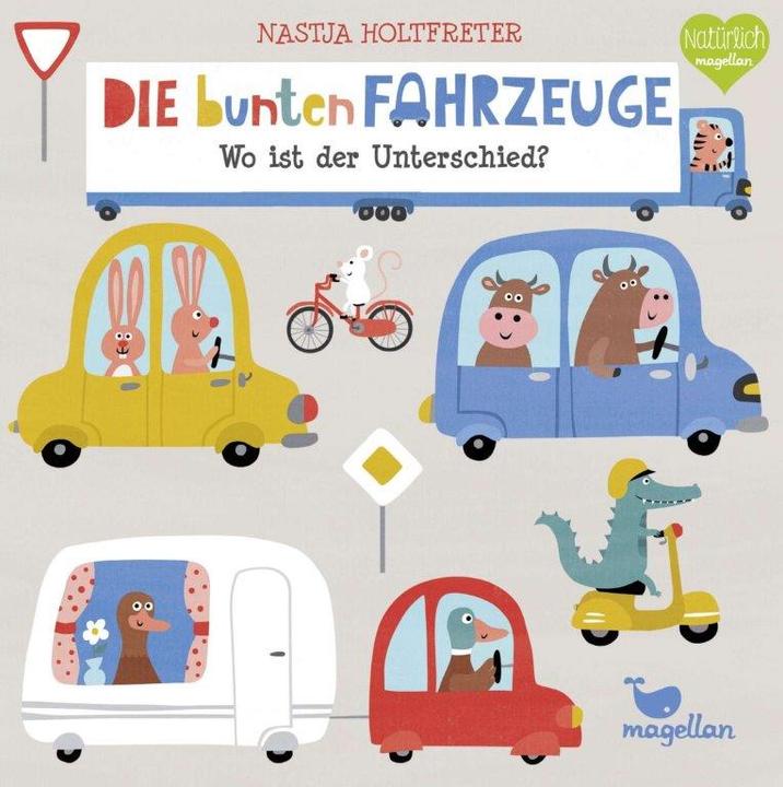 Die bunten Fahrzeuge - Wo ist der Unterschied? (Deutsch, Nastja Holtfreter)
