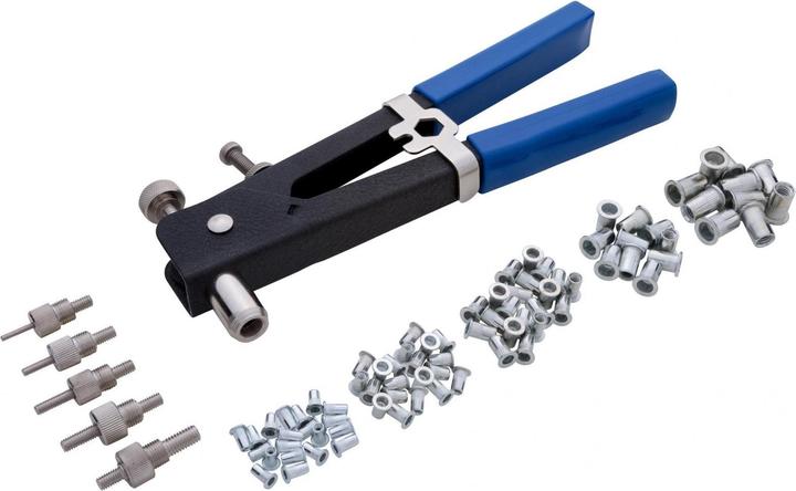 BlueSpot Tools Nietmutternsatz (m3m8) 86 Stück