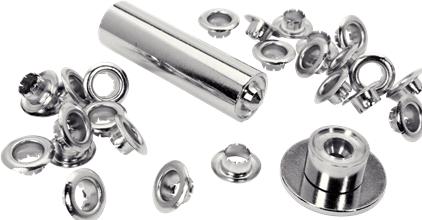 Actual product image Rapid Eyelets 8mm 25 pieces + insertion tool