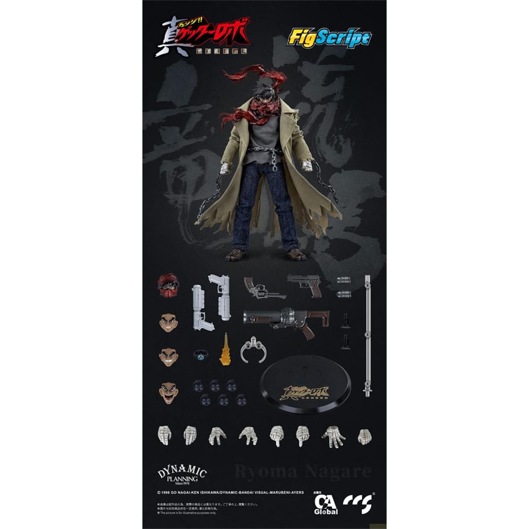 Thumbnail - CCS Toys Getter Robo Armageddon Actionfigur 1/12 Ryoma Nagare 16 cm