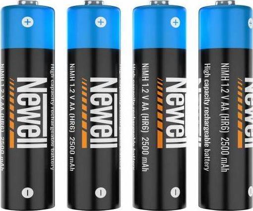 Immagine prodotto Newell NiMH AA 2500 x4 ricaricabile (4 pz., AA, 2500 mAh)